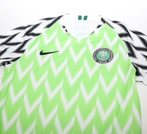 2018/19 NIGERIA Vintage Authentic Nike Home Football Shirt (M) World Cup 2018