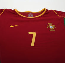 Load image into Gallery viewer, 2002/04 FIGO #7 Portugal Vintage Nike Player Issue Spec Home Football Shirt (L)
