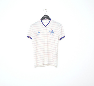 1984/85 CHELSEA Vintage le coq sportif Away Football Shirt Jersey (Y/XS)