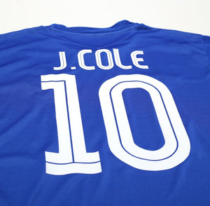 2005/06 J. COLE #10 Chelsea Vintage Umbro UCL Home Football Shirt Jersey (XL)