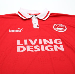 1997/98 ABERDEEN Vintage PUMA Home Football Shirt Jersey (M)