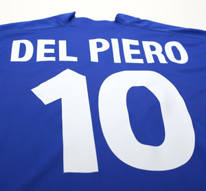 1998/99 DEL PIERO #10 Italy Vintage Kappa Football Shirt Jersey (L/XL)