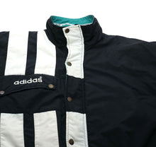 Load image into Gallery viewer, 1993/95 LIVERPOOL Style Vintage adidas Football Bench Coat Jacket (S) 34/36
