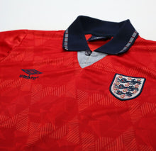 Load image into Gallery viewer, 1990/92 GASCOIGNE #19 England Retro Umbro Away Football Shirt (S) Italia 90
