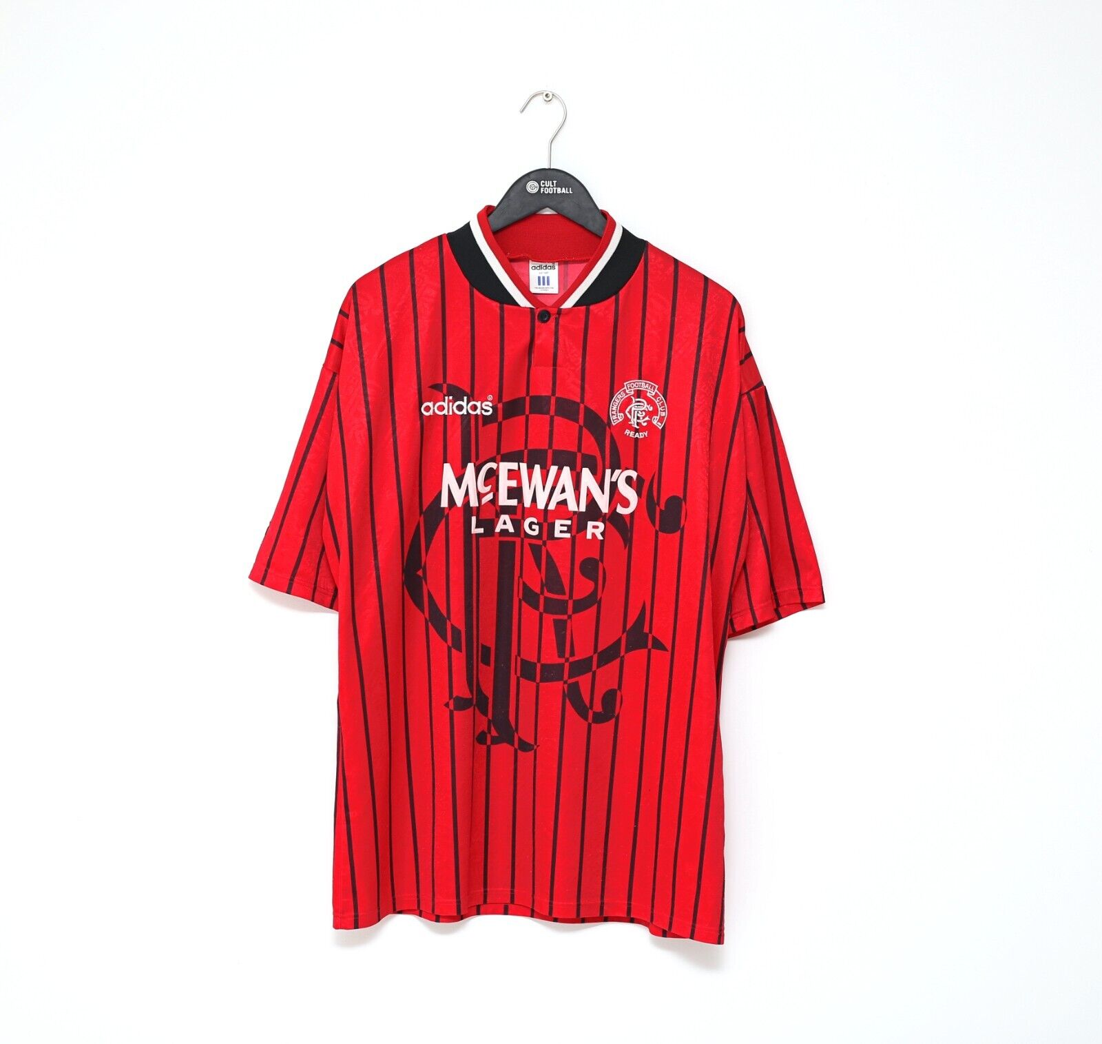 Rangers Third football shirt 1994 - 1995. Sponsored by McEwan's