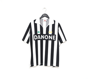 1990/91 BAGGIO #10 Juventus Vintage Kappa Home Football Shirt Jersey (M/L)