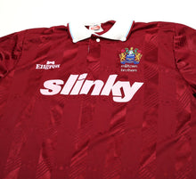 Load image into Gallery viewer, 1991 BURNLEY FC / MILLTOWN BROTHERS Vintage Ellgreen Football Shirt (L) Slinky
