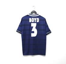 Load image into Gallery viewer, 1998/00 BOYD #3 Scotland Vintage Umbro Home Football Shirt (L) World Cup 98

