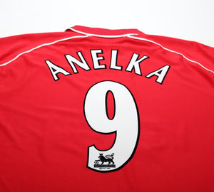 2000/02 ANELKA #9 Liverpool Vintage Reebok Home Football Shirt Jersey (M)