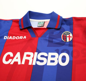 1996/97 BOLOGNA Vintage Diadora Home LS Football Shirt Jersey (M/L)