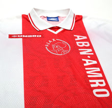 Load image into Gallery viewer, 1998/99 LITMANEN #10 Ajax Vintage Umbro Home Football Shirt Jersey (L) Finland
