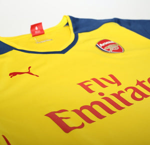 2014/15 ARSENAL Vintage PUMA Away Long Sleeve Football Shirt (XL)