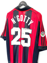 Load image into Gallery viewer, 1998/00 N&#39;GOTTY #25 AC Milan Vintage adidas MATCH WORN Home Football Shirt (XL)
