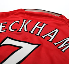 Load image into Gallery viewer, 1999/00 BECKHAM #7 Manchester United Vintage Umbro CL Winners Football Shirt M/L
