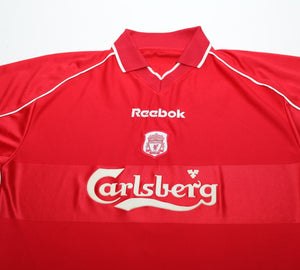 2000/02 ANELKA #9 Liverpool Vintage Reebok Home Football Shirt Jersey (M)