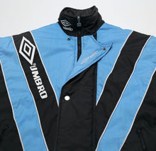 Load image into Gallery viewer, 1992/93 SHEFFIELD WEDNESDAY Vintage Umbro Football Bench Coat Jacket (S/M)
