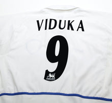 Load image into Gallery viewer, 2002/03 VIDUKA #9 Leeds United Vintage Nike Home Football Shirt (L)
