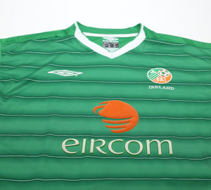 2003/04 R. KEANE #10 Ireland Vintage Umbro Home Football Shirt (XL)