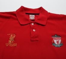 Load image into Gallery viewer, 2004/05 LIVERPOOL Champions Of Europe Football Polo Shirt (M)
