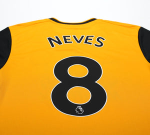 2020/21 NEVES #8 Wolverhampton Wanderers adidas Home Football Shirt (M) Wolves