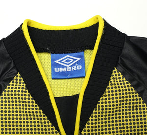 1998/99 SEAMAN #1 England Vintage Umbro GK Football Shirt (Y/S) World Cup 98