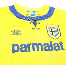 Load image into Gallery viewer, 1993/95 ZOLA #10 Parma Vintage Umbro Away Football Shirt Jersey (L) Italy
