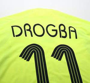 2007/08 DROGBA #11 Chelsea Vintage adidas UCL Away Football Shirt Jersey (M)