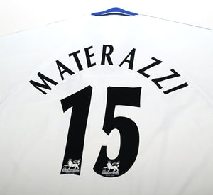 1998/99 MATERAZZI #15 Everton Vintage Umbro Away Football Shirt (XL) Italy Inter