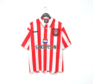 1995/97 LE TISSIER #7 Southampton Vintage PONY Home Football Shirt Jersey (XL)