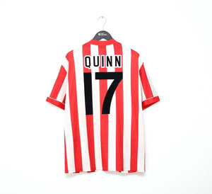 1996/97 QUINN #17 Sunderland Vintage AVEC Home Football Shirt Jersey (XXL)