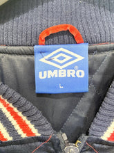 Load image into Gallery viewer, 1992/93 ENGLAND Vintage Umbro Bomber Jacket (L) Gascoigne Platt Shearer Era
