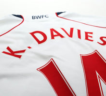 Load image into Gallery viewer, 2010/11 K. DAVIES #14 Bolton Wanderers Vintage Reebok Home Football Shirt (M/L)
