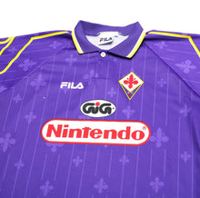 Load image into Gallery viewer, 1997/98 FIORENTINA Vintage FILA Home Football Shirt Jersey (YXL/XS) Nintendo
