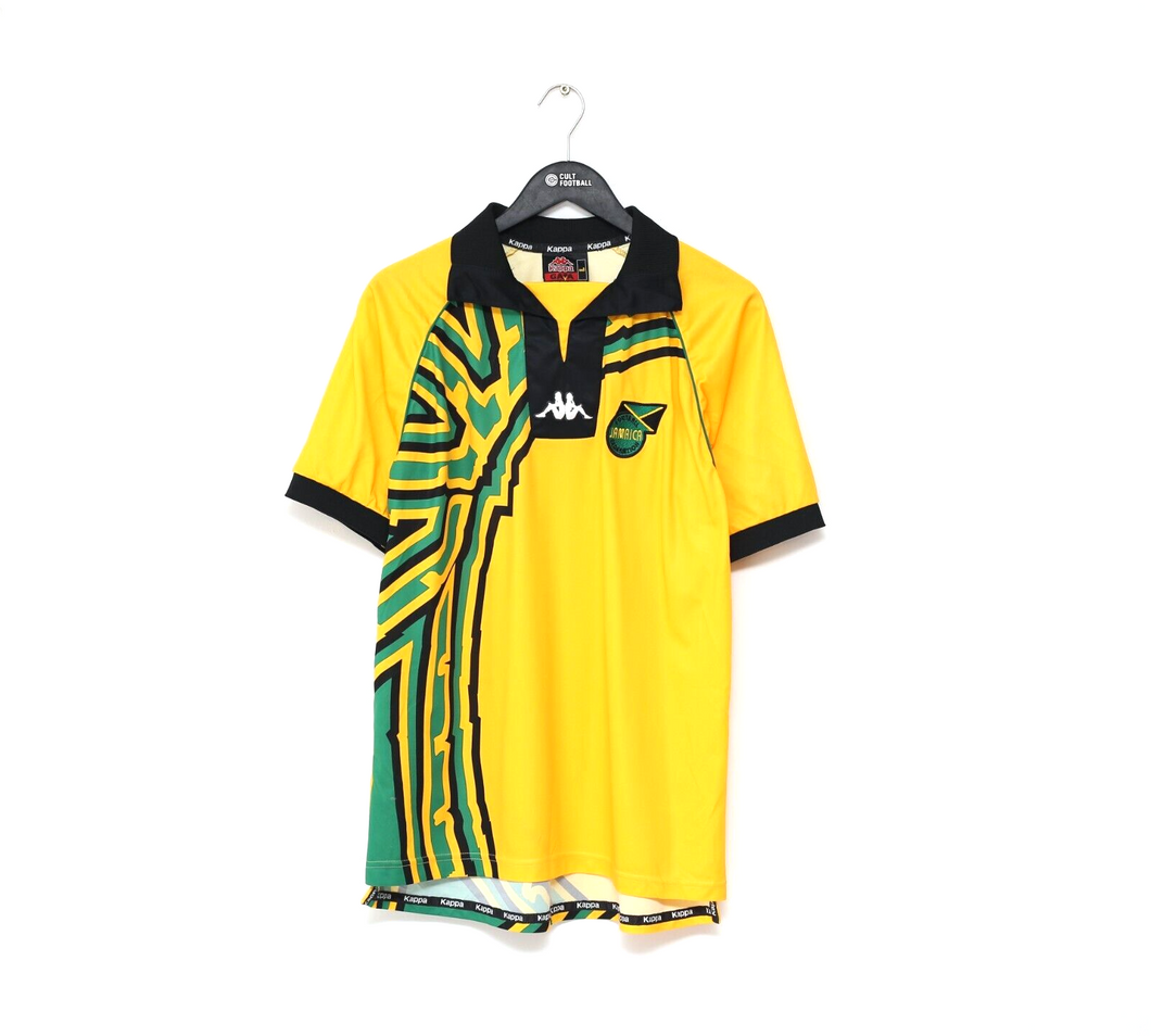 1998/00 JAMAICA Vintage Kappa Home Football Shirt Jersey (M/L) World Cup 98