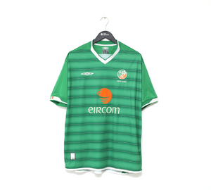 2003/04 R. KEANE #10 Ireland Vintage Umbro Home Football Shirt (XL)