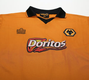 2002/04 Wolverhampton Wanderers Vintage Admiral Home Football Shirt (M) Wolves