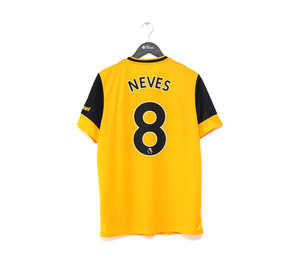 2020/21 NEVES #8 Wolverhampton Wanderers adidas Home Football Shirt (M) Wolves