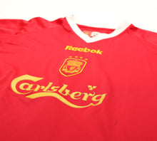 Load image into Gallery viewer, 2001/03 LIVERPOOL Vintage Reebok UCL Home Football Shirt Jersey (L)
