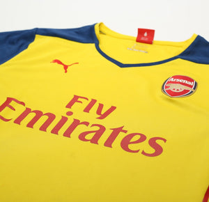 2014/15 ARSENAL Vintage PUMA Away Long Sleeve Football Shirt (XL)