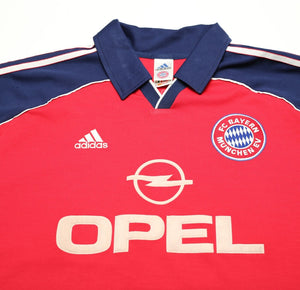 1999/01 ELBER #9 Bayern Munich Vintage adidas Football Shirt (XXL) Brazil