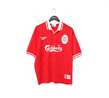 Load image into Gallery viewer, 1996/97 FOWLER #9 Liverpool Vintage Reebok Home Football Shirt Jersey (L) 42/44
