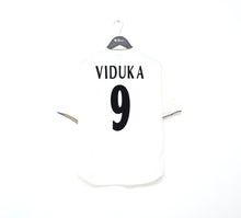 Load image into Gallery viewer, 2000/02 VIDUKA #9 Leeds United Vintage Nike Home UCL Football Shirt Jersey (S/M)
