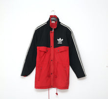 Load image into Gallery viewer, 1988/90 MANCHESTER UNITED Vintage adidas Football Bench Coat Jacket (S/M)
