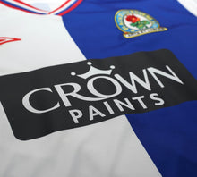 Load image into Gallery viewer, 2009/10 SAMBA #4 Blackburn Rovers Vintage Umbro Home Football Shirt (L)
