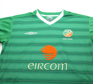 2003/04 KEANE #6 Ireland Vintage Umbro Home Football Shirt (M)