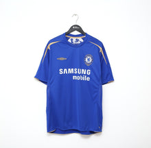 Load image into Gallery viewer, 2005/06 J. COLE #10 Chelsea Vintage Umbro UCL Home Football Shirt Jersey (XL)
