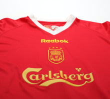 Load image into Gallery viewer, 2001/03 LIVERPOOL Vintage Reebok UCL Home Football Shirt Jersey (L)
