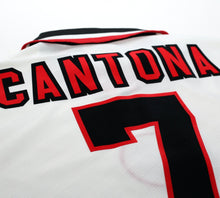 Load image into Gallery viewer, 1996/97 CANTONA #7 Manchester United Vintage Umbro Away Football Shirt (L)
