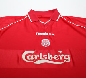 2000/02 ANELKA #9 Liverpool Vintage Reebok Home Football Shirt Jersey (M)