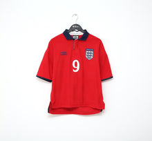 Load image into Gallery viewer, 1999/01 SHEARER #9 England Vintage Umbro Away Football Shirt (M) Euro 2000
